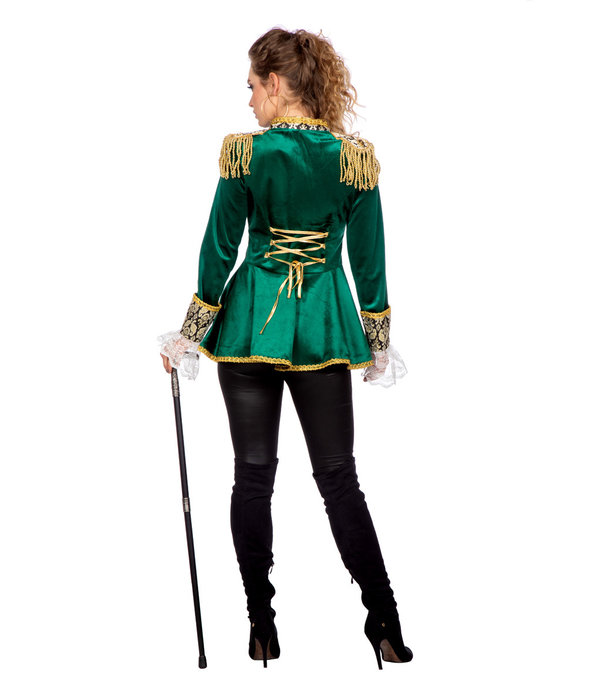 Luxe Jas Markiezin Fluweel Groen