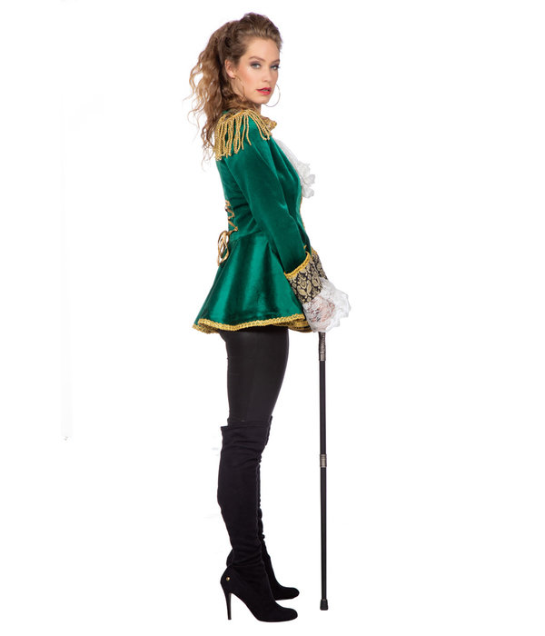 Luxe Jas Markiezin Fluweel Groen