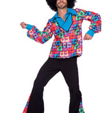 Jaren 70 Kostuum Geblokt Kleuren