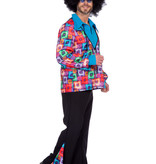 Jaren 70 Kostuum Geblokt Kleuren