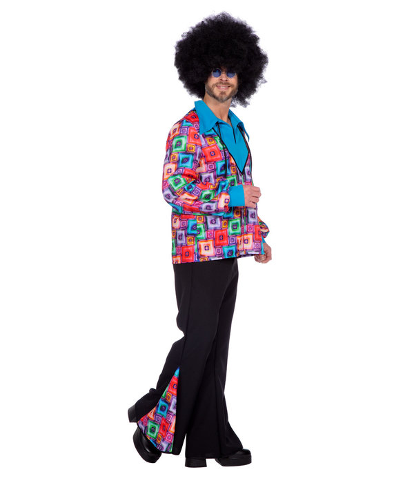 Jaren 70 Kostuum Geblokt Kleuren