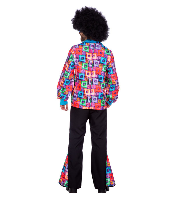 Jaren 70 Kostuum Geblokt Kleuren