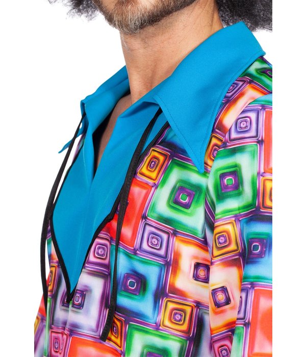 Jaren 70 Kostuum Geblokt Kleuren