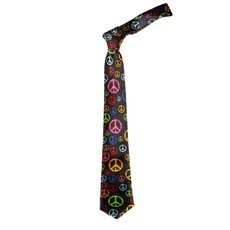 Stropdas Peace Hippie Volwassenen