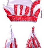 Prins Carnaval Steek Rood/Wit Elegant