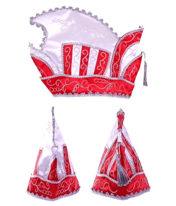 Prins Carnaval Steek Rood/Wit Elegant