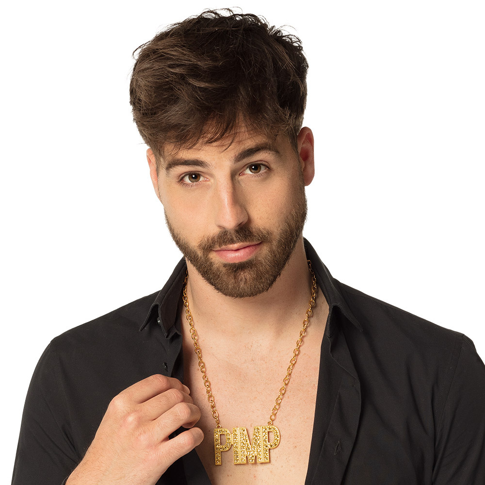 Ketting &apos;Pimp&apos; Goud