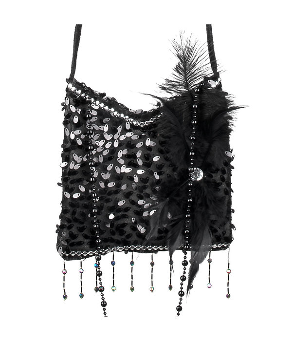 Handtasje Flapper Zwart