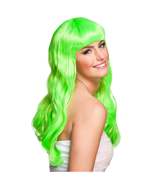 Pruik Chique Limoengroen