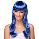 Pruik Chique Blauw