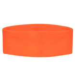 Hoofdband neon oranje