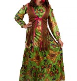 Hippie jurk lang dames Freya