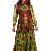 Hippie jurk lang dames Freya