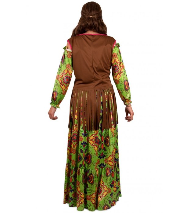 Hippie jurk lang dames Freya