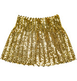 Minirokje Sequins Goud