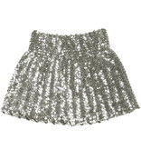 Minirokje Sequins Zilver