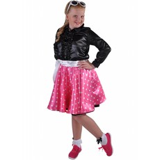 Rock en Roll rokje Grease kind pink elite
