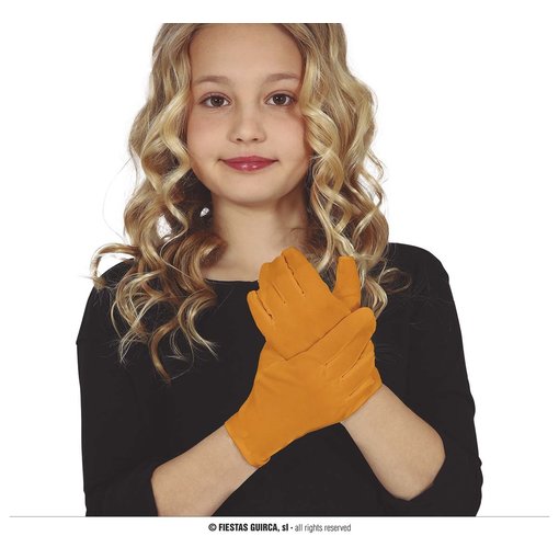 Oranje kinderhandschoenen