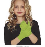 Groene kinderhandschoenen