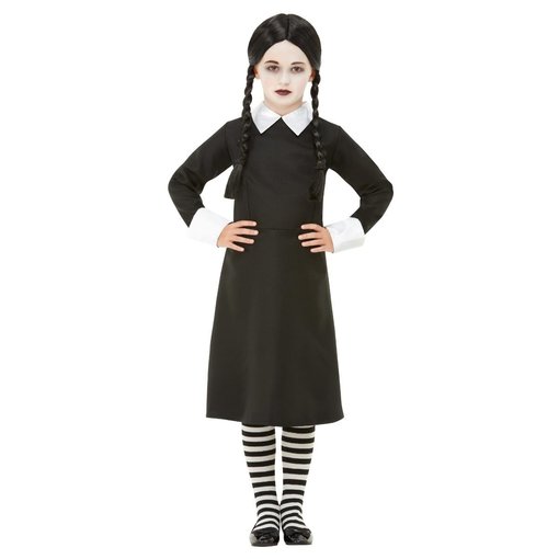 Wednesday Addams Kostuum Met Pruik