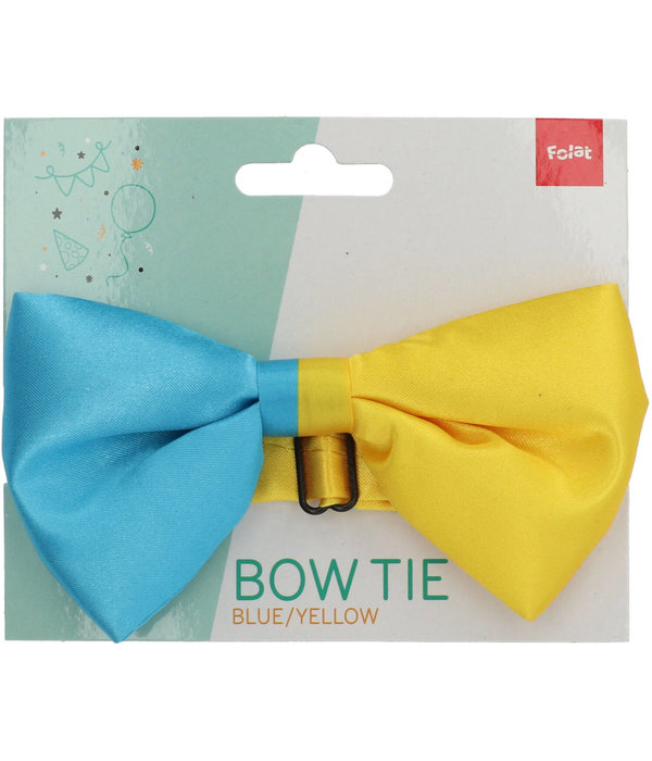 Strikje Colorblock Blauw/Geel