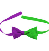 Strikje Colorblock Paars/Groen