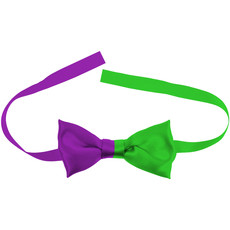 Strikje Colorblock Paars/Groen