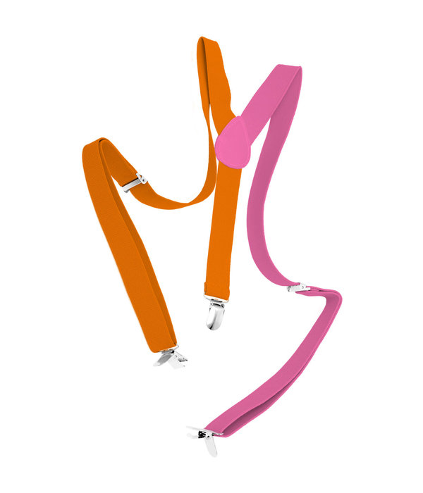 Bretels Colorblock Oranje/Roze