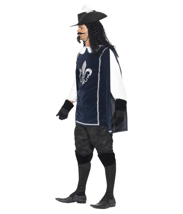 Musketiers pak blauw