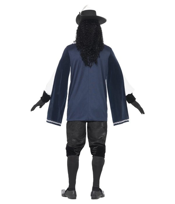 Musketiers pak blauw