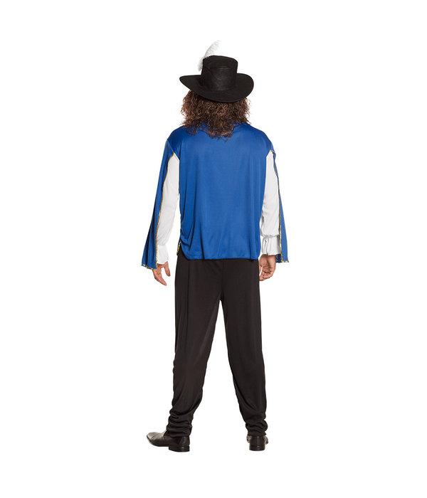 Musketierspak man blauw