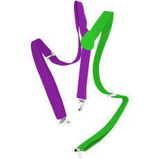 Bretels Colorblock Paars/Groen