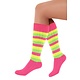 Kniekousen Roze Neon Gestreept