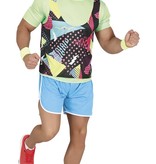 Jaren 80 Gymnast Kostuum Heren