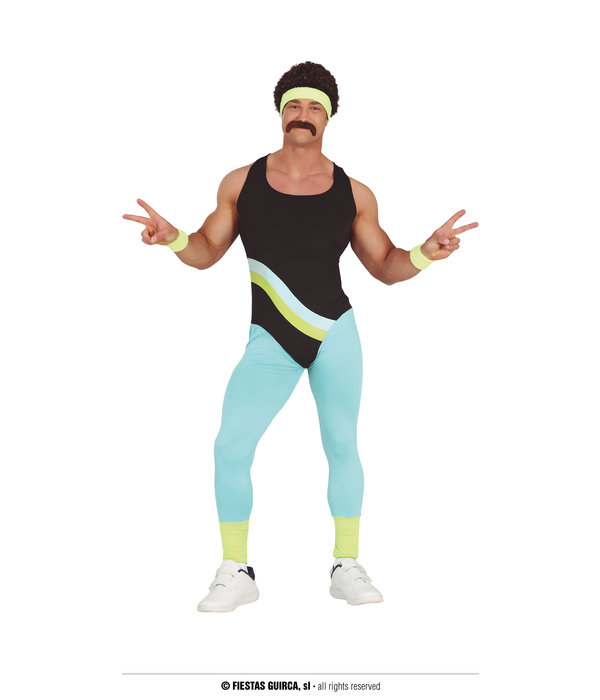 Foute 80's Gymnast Heren Kostuum
