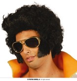 Pruik Elvis Boogie Zwart