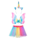 Eenhoorn Verkleedset Rainbow Meisje