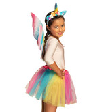 Eenhoorn Verkleedset Rainbow Meisje