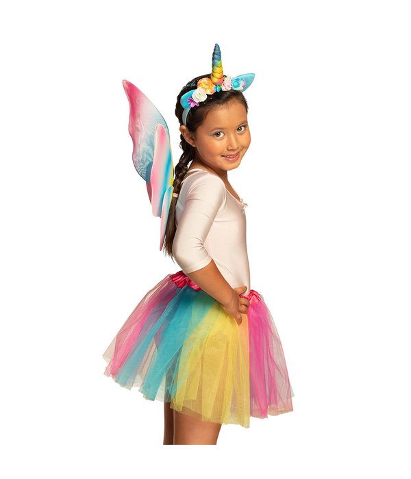 Eenhoorn Verkleedset Rainbow Meisje