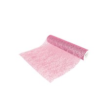 Rol Tafelloper Glitter Oud Roze (5m)