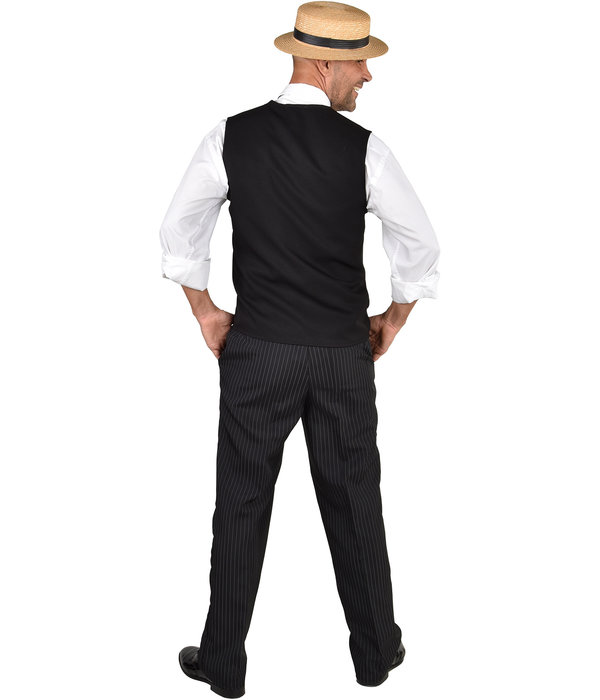 Gilet Streep Zwart/Wit