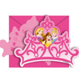 Princess Dreaming Uitnodigingen Met Envelop (6st)