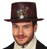Steampunk Hoed Leerlook