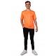T-shirt neon oranje Heren