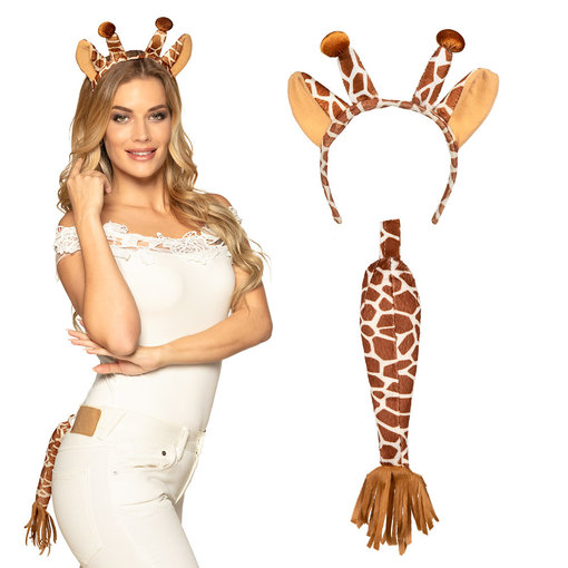 Giraffe Diadeem Met Staart