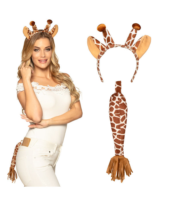 Giraffe Diadeem Met Staart