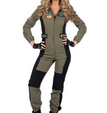 Gevechtspiloot Kostuum Anna Vrouw