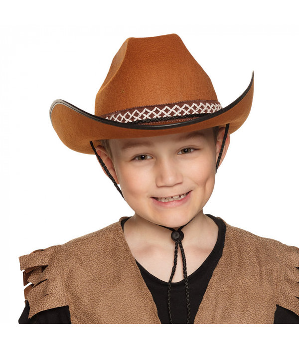 Bruine Cowboyhoed Cassidy Kind