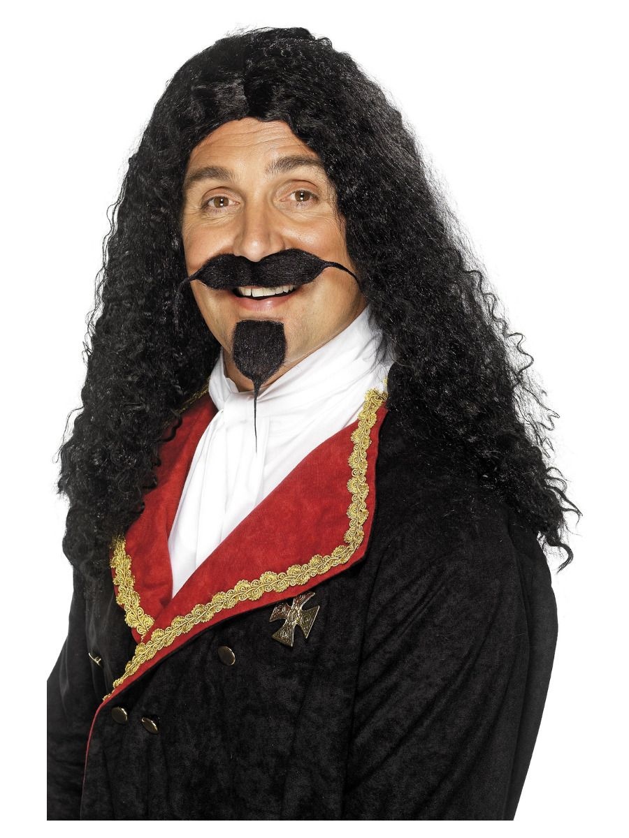 Musketier Pruik Melvin afbeelding