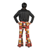 70's Retro Hippie Broek Blocks Heren